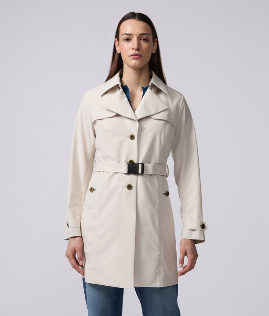 Elegant Mid-Length Trench Coat