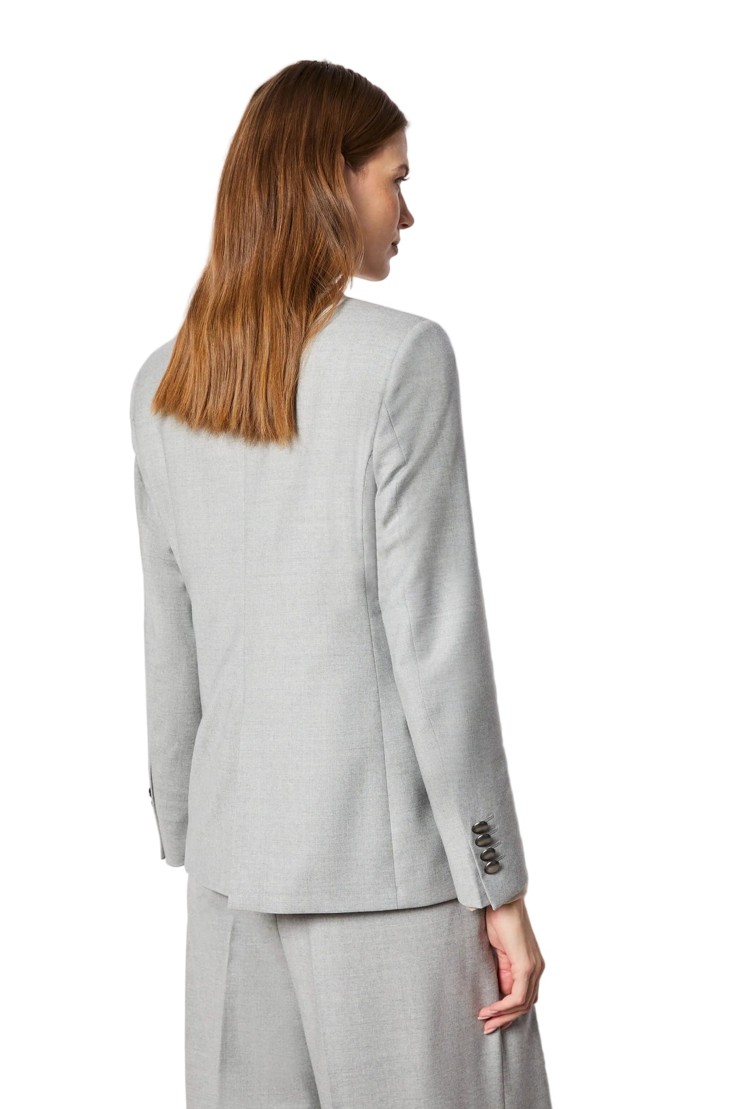 Structured Double-Breasted Tailored Coat and Blazer