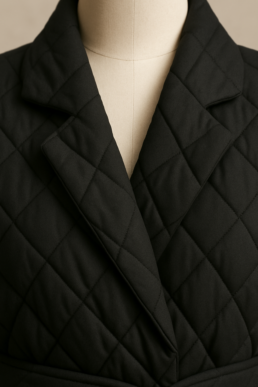 Quilted Long Luxe Belted Puffer Coat