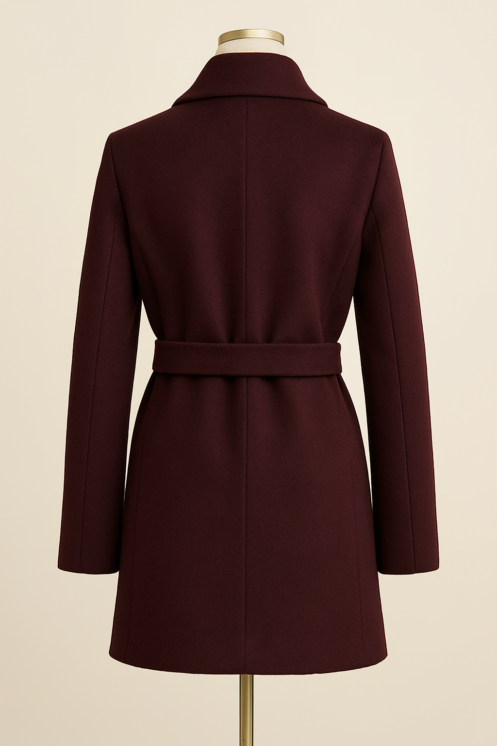 Hamida Elegant Wool Wrap Coat for Women