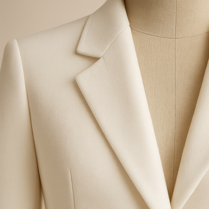 Hamida Crystal-Pocket Cotton Blazer