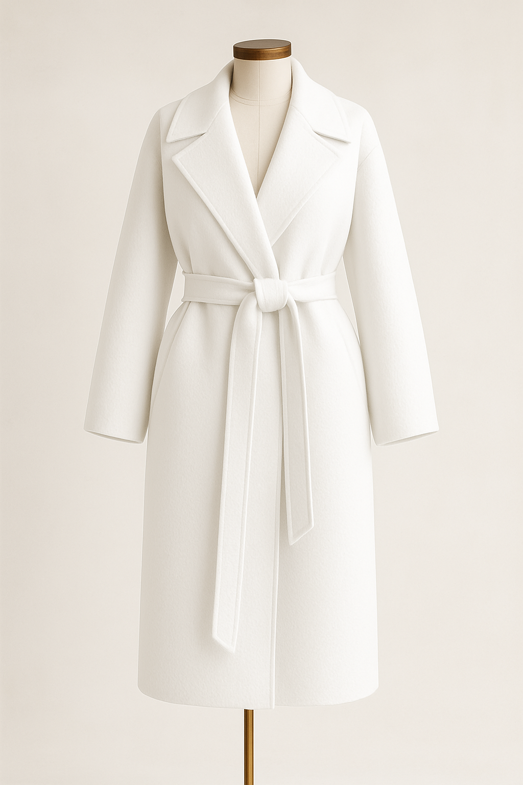 Hamida Classic Wool Double-Breasted Coat