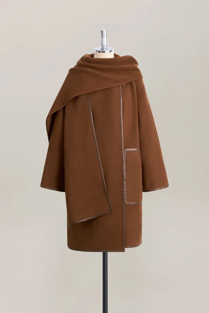 Coat in Double-Face Cashmere Wool