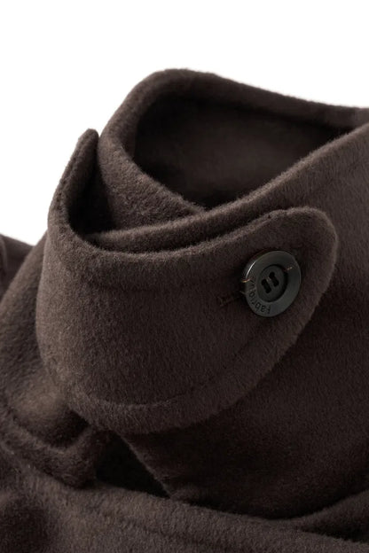 Double Breasted Long Coat in Double Face Merino Cashmere