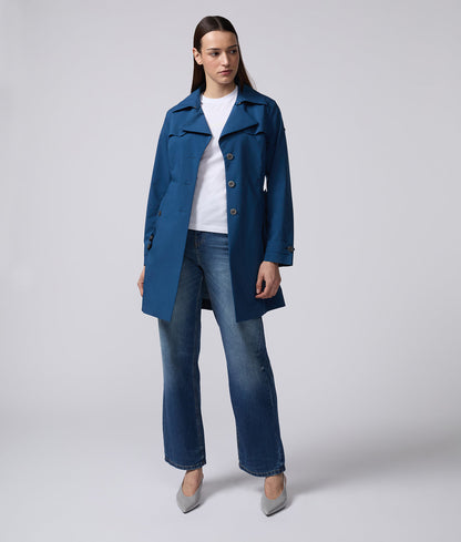 Elegant Mid-Length Trench Coat