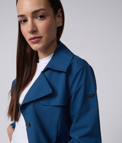 Elegant Mid-Length Trench Coat