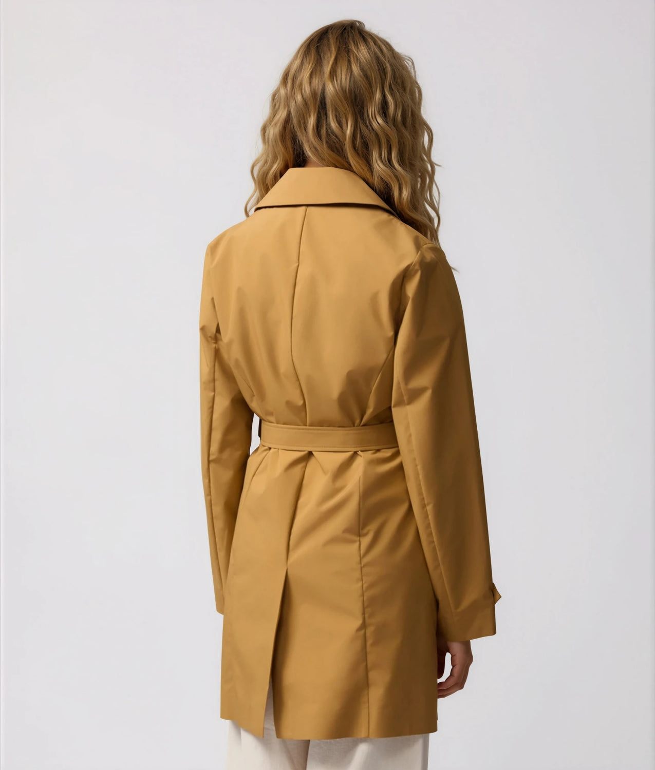 Elegant Mid-Length Trench Coat