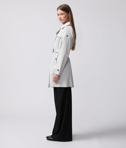 Elegant Mid-Length Trench Coat