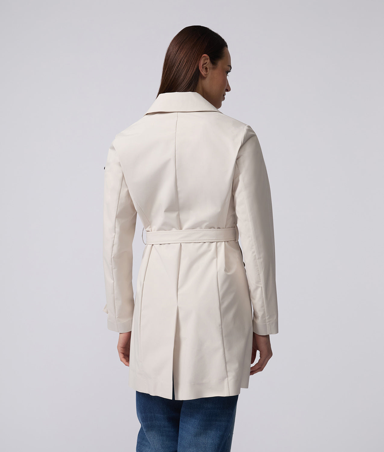 Elegant Mid-Length Trench Coat