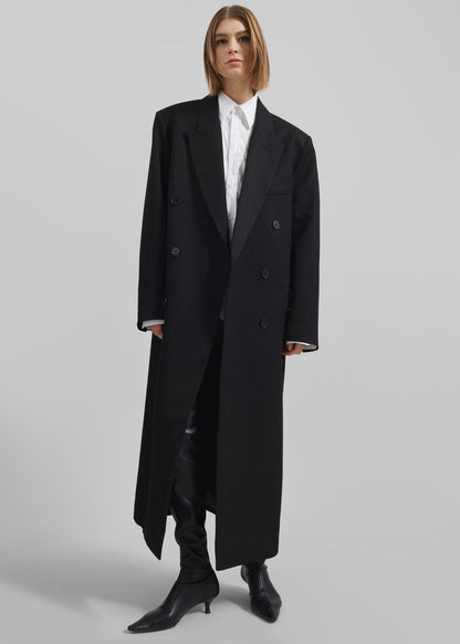 Hamida Long Wool Coat