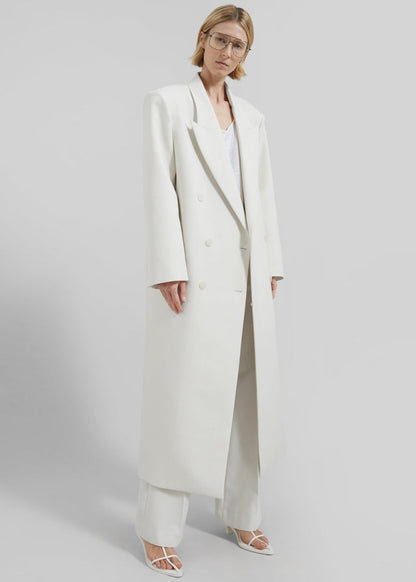 Hamida Long Wool Coat