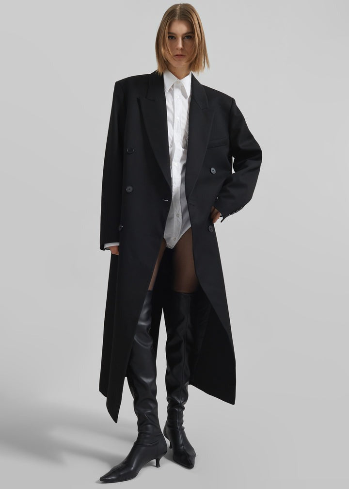 Hamida Long Wool Coat