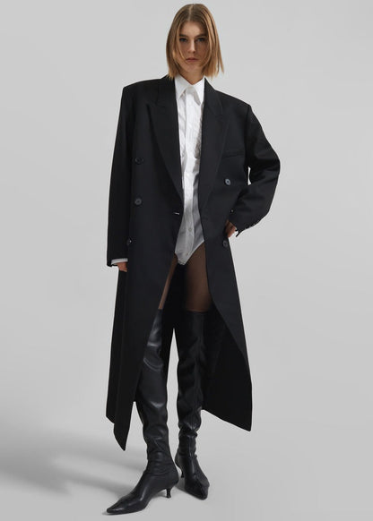 Hamida Long Wool Coat
