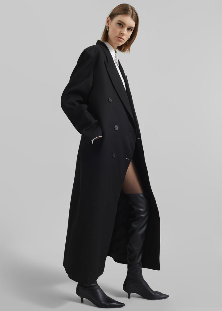 Hamida Long Wool Coat