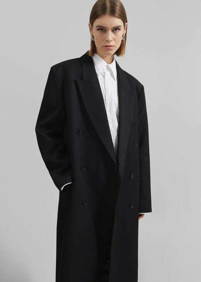 Hamida Long Wool Coat