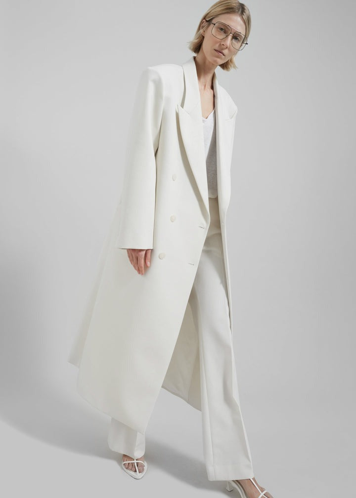 Hamida Long Wool Coat