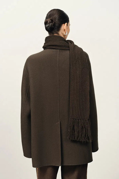 Hamida Coat in Double-Face Merino-Cashmere
