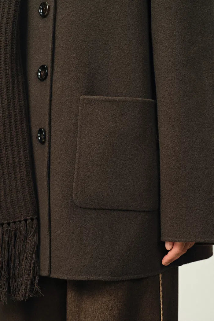Hamida Coat in Double-Face Merino-Cashmere