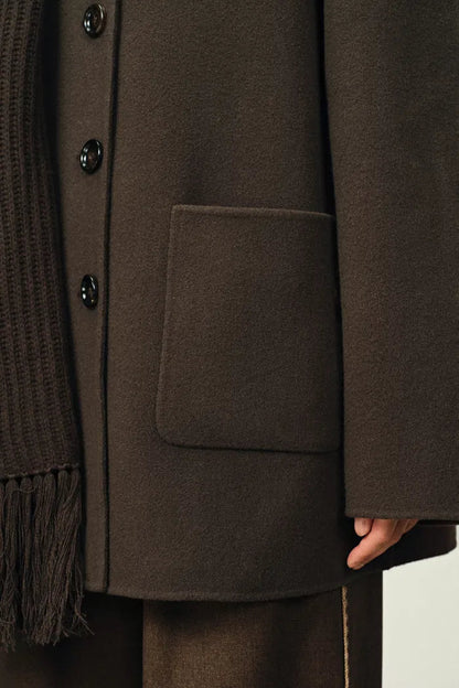 Hamida Coat in Double-Face Merino-Cashmere