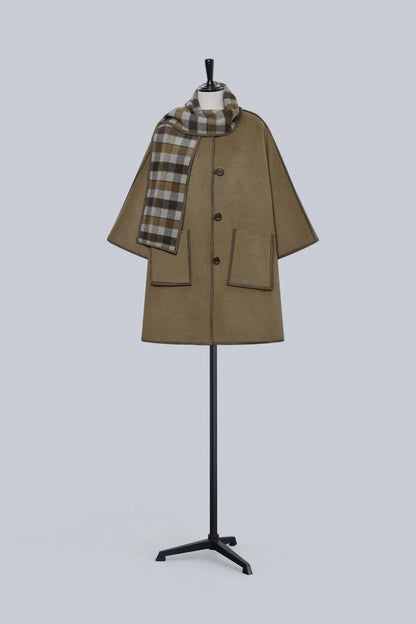 Hamida Elegant Double-Face Cashmere Coat