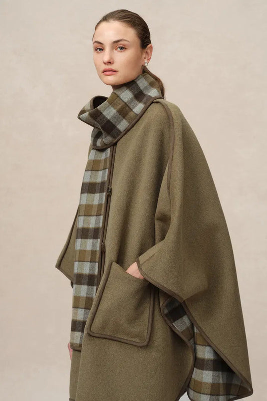 Hamida Elegant Double-Face Cashmere Coat
