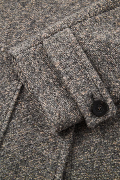 Hamida Pure Wool Duffle Coat