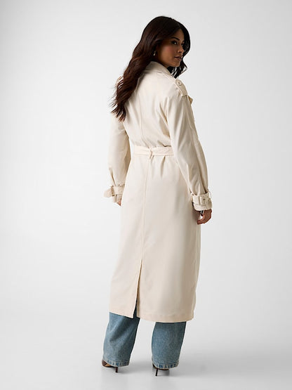 Hamida Viscose-blend trench Coat