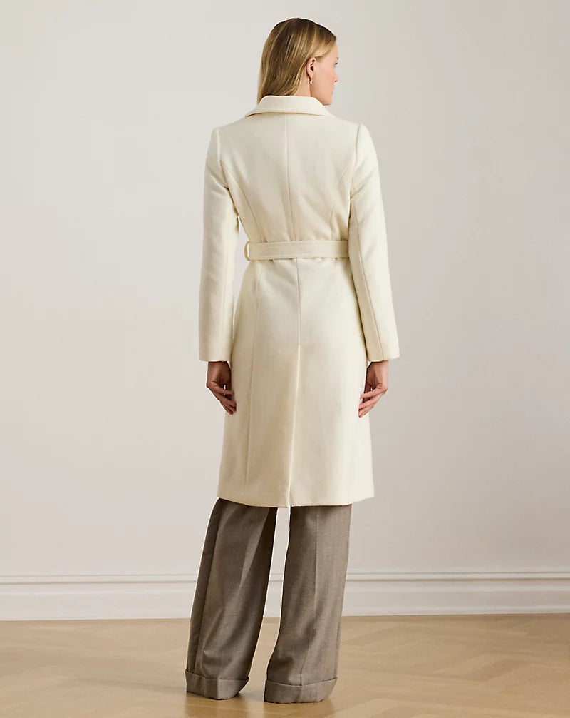 Hamida Wool Blend Women Gown Coat