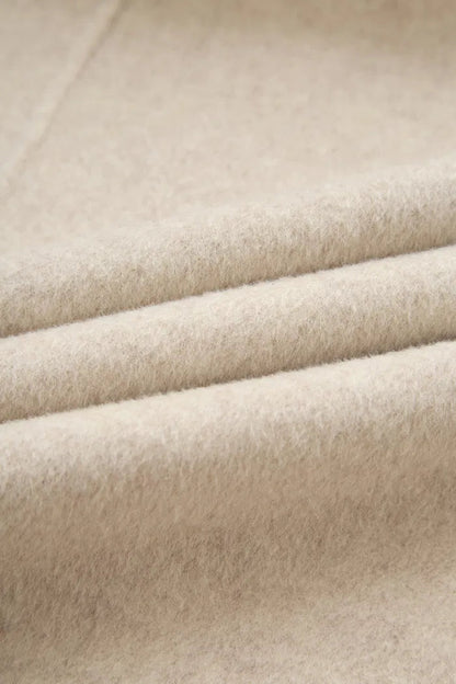 Handcrafted Hooded Cashmere Double-Face Coat