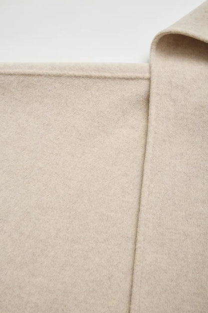 Handcrafted Hooded Cashmere Double-Face Coat
