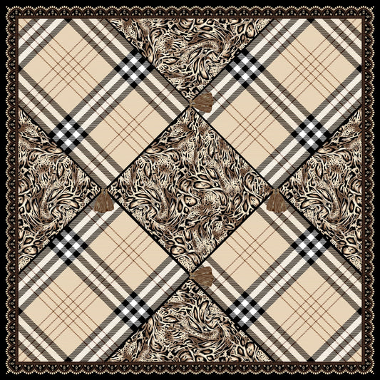 Hamida Heritage Wild Silk Scarf