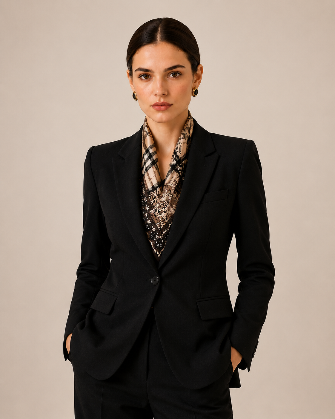 Hamida Savannah Chic Silk Scarf