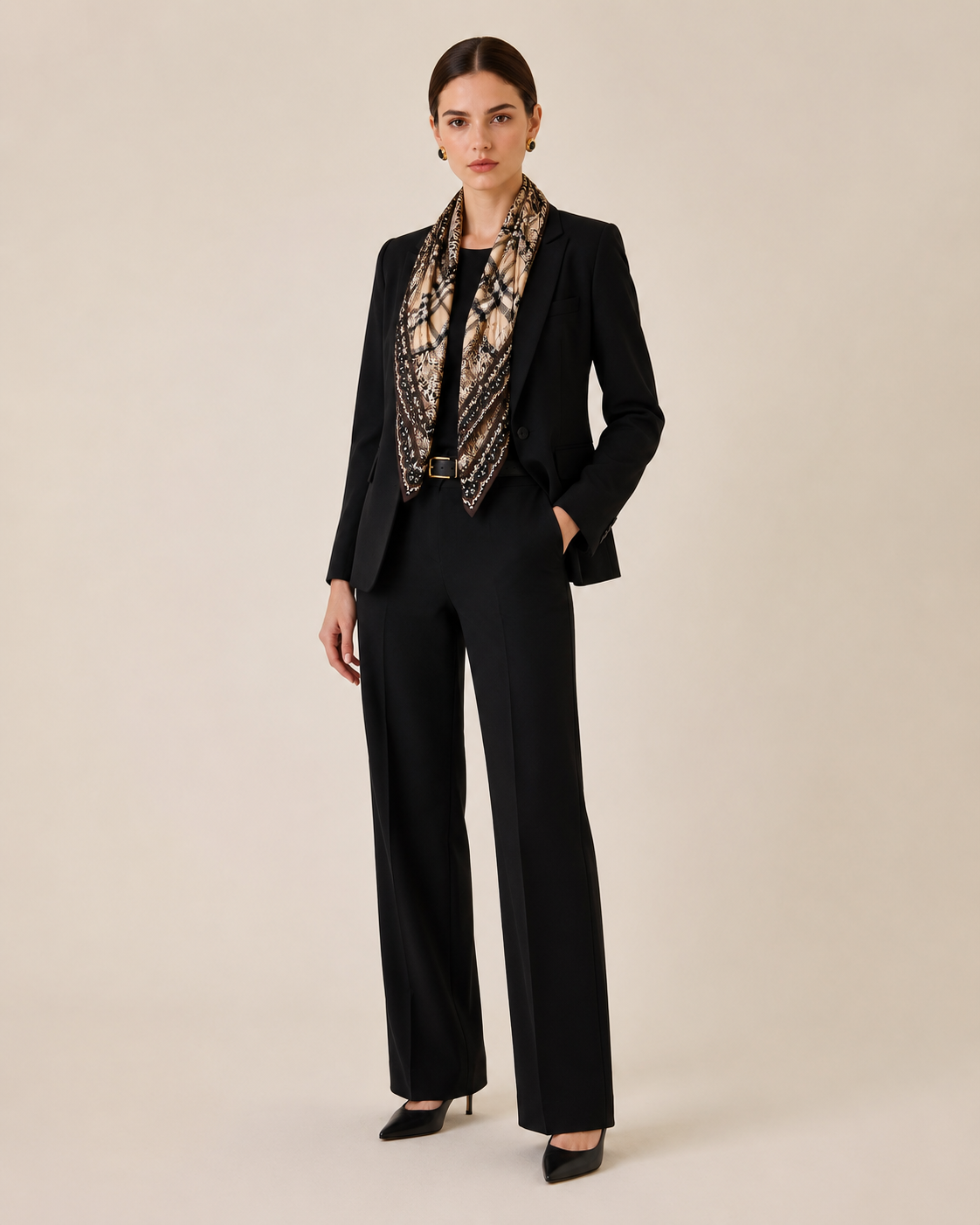 Hamida Regal Safari Silk Scarf