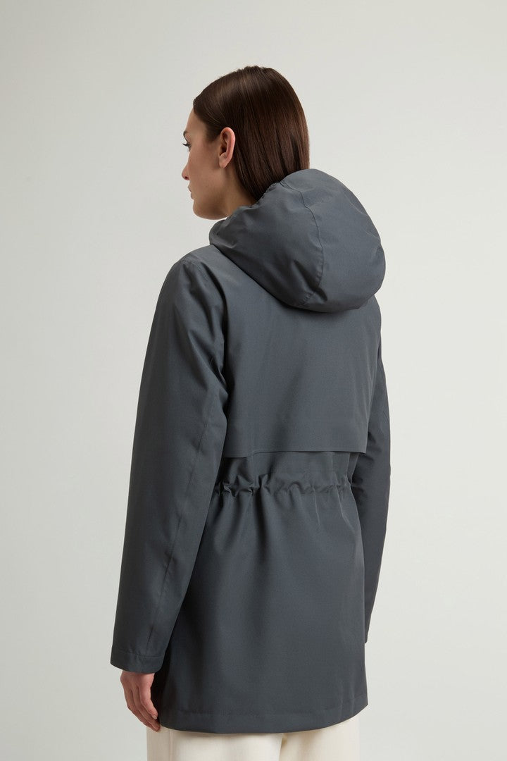 Hooded Trench Raincoat