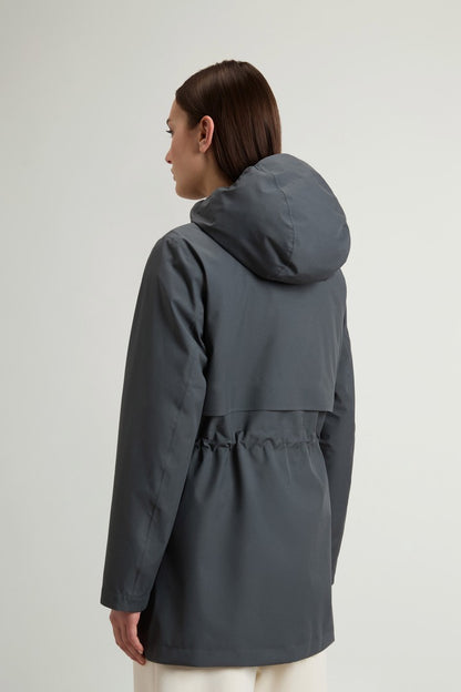 Hooded Trench Raincoat