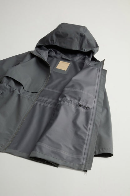 Hooded Trench Raincoat