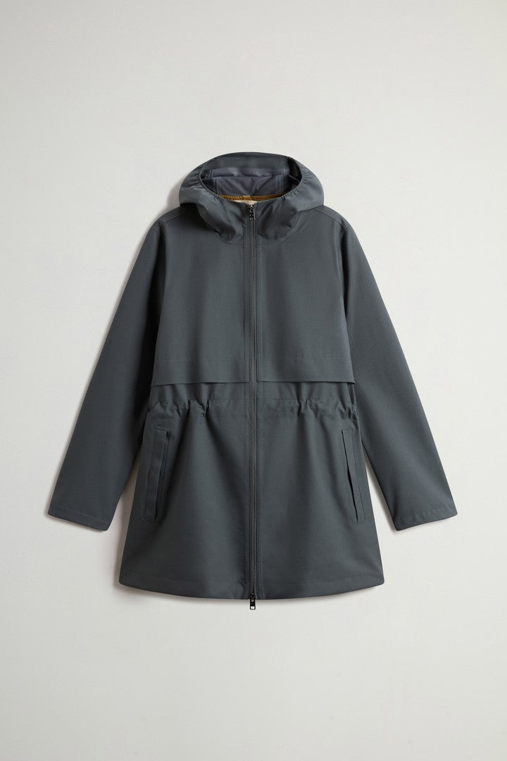 Hooded Trench Raincoat