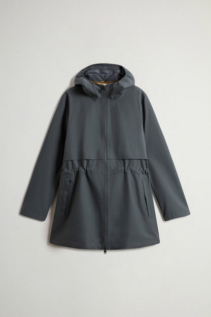Hooded Trench Raincoat