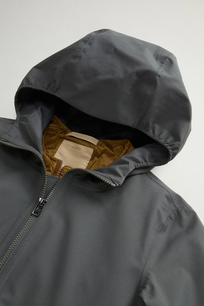 Hooded Trench Raincoat