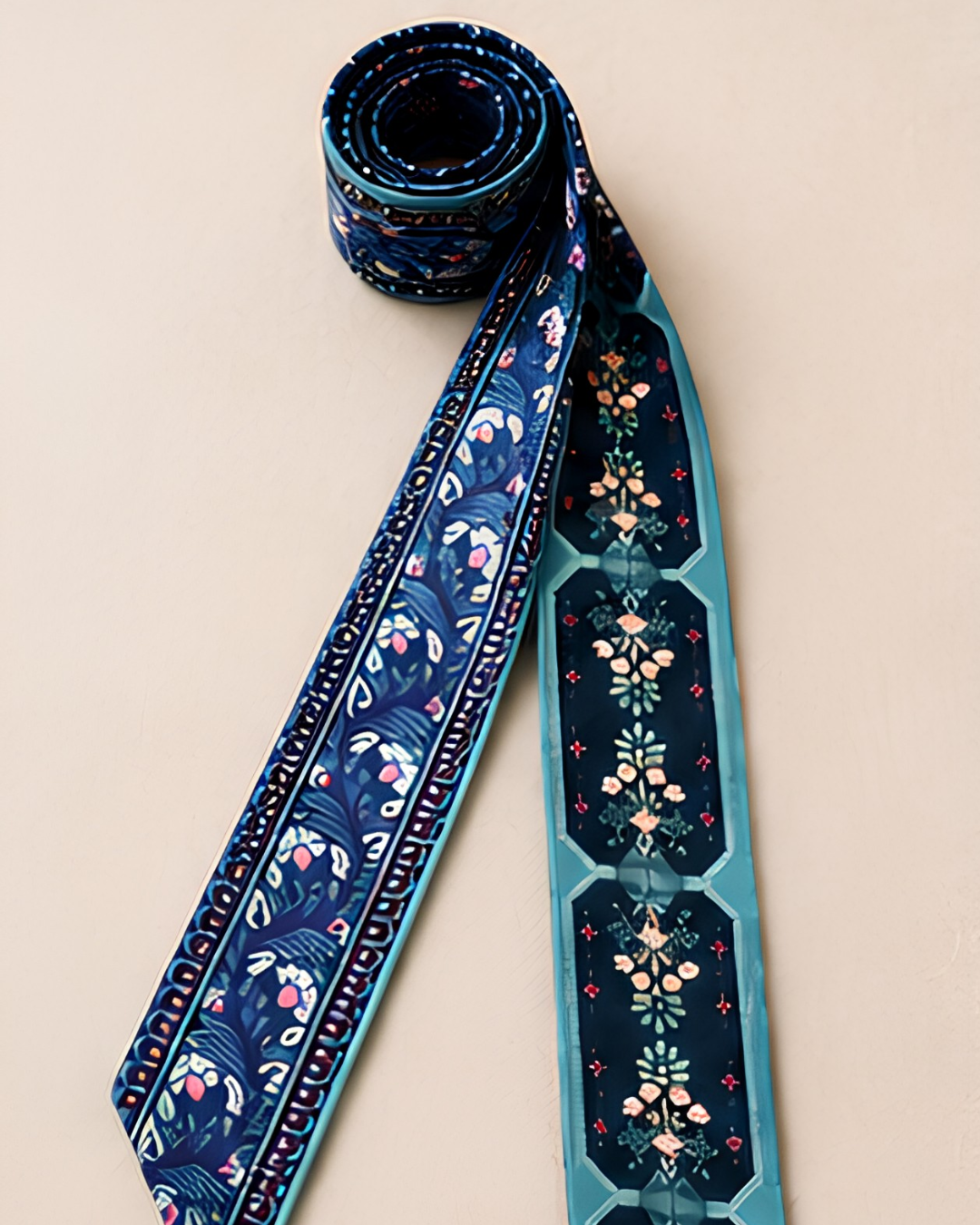 Midnight Garden Silk Scarf