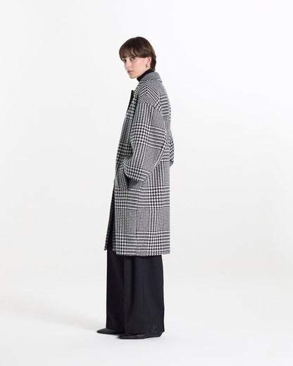 Hamida Wool Cropped Sleeve Coat