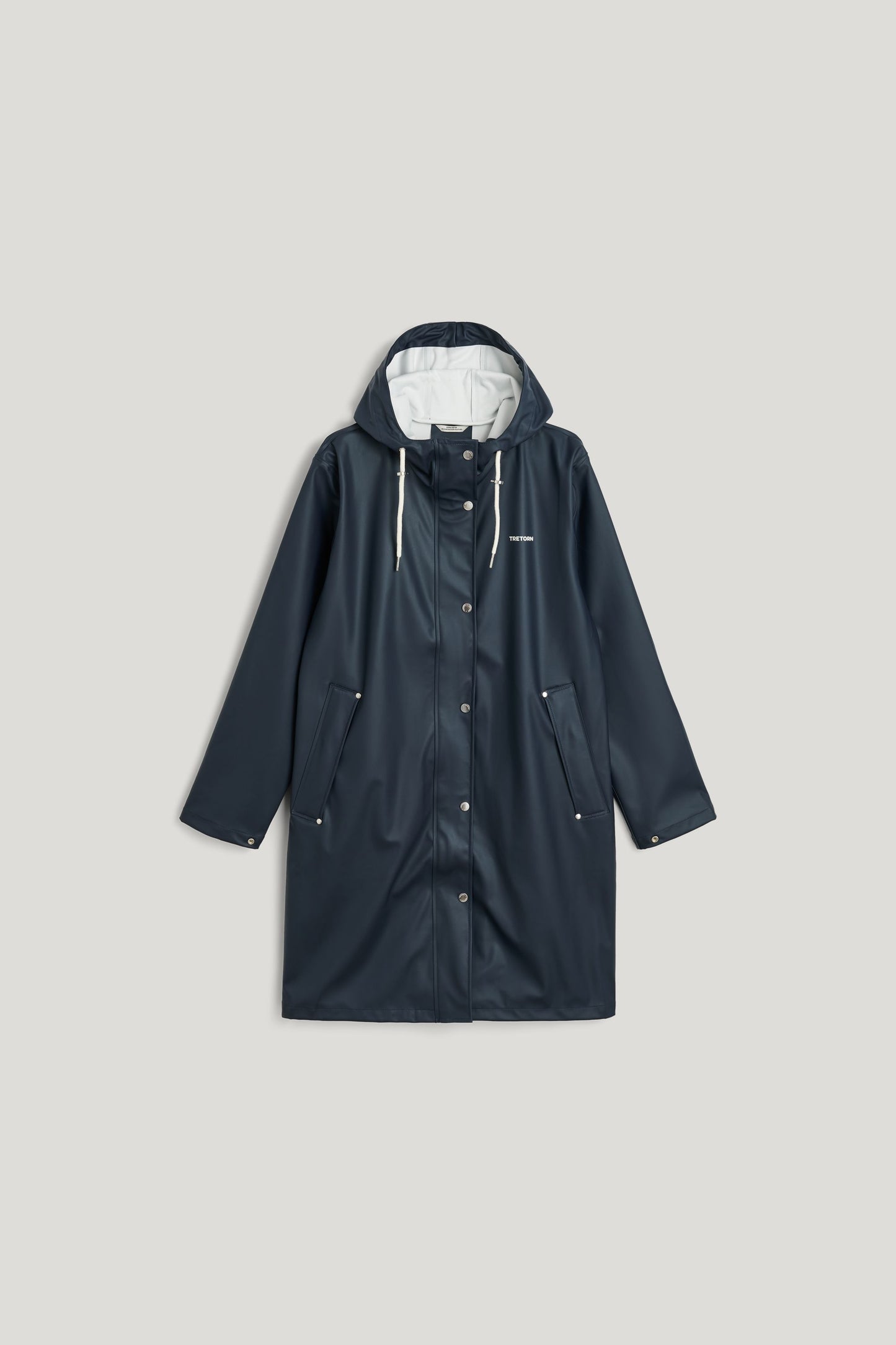 Rain jacket with a feminine A-line silhouette