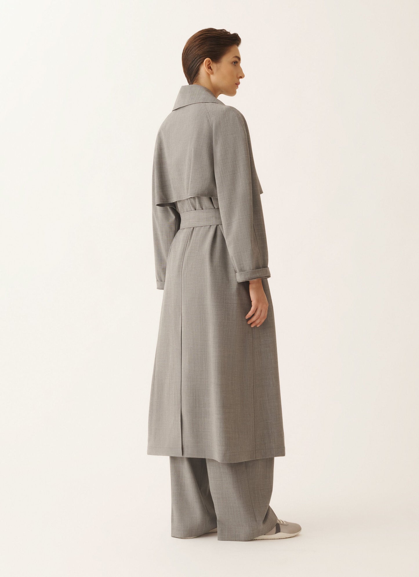 Rich-Styled Viscose Trench Coat