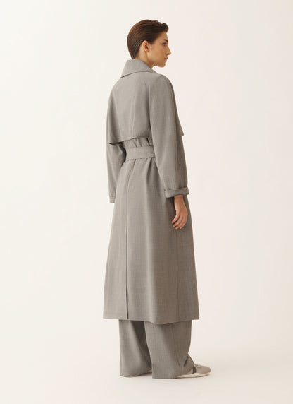 Rich-Styled Viscose Trench Coat
