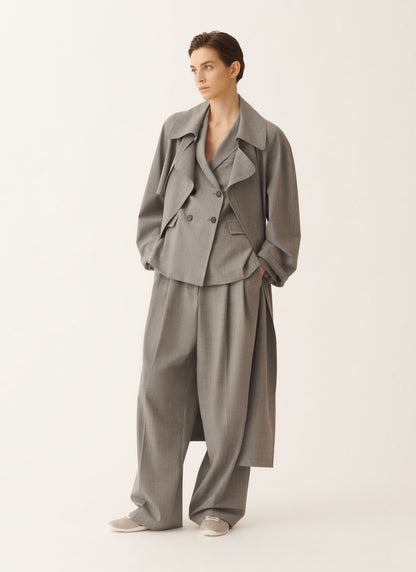 Rich-Styled Viscose Trench Coat