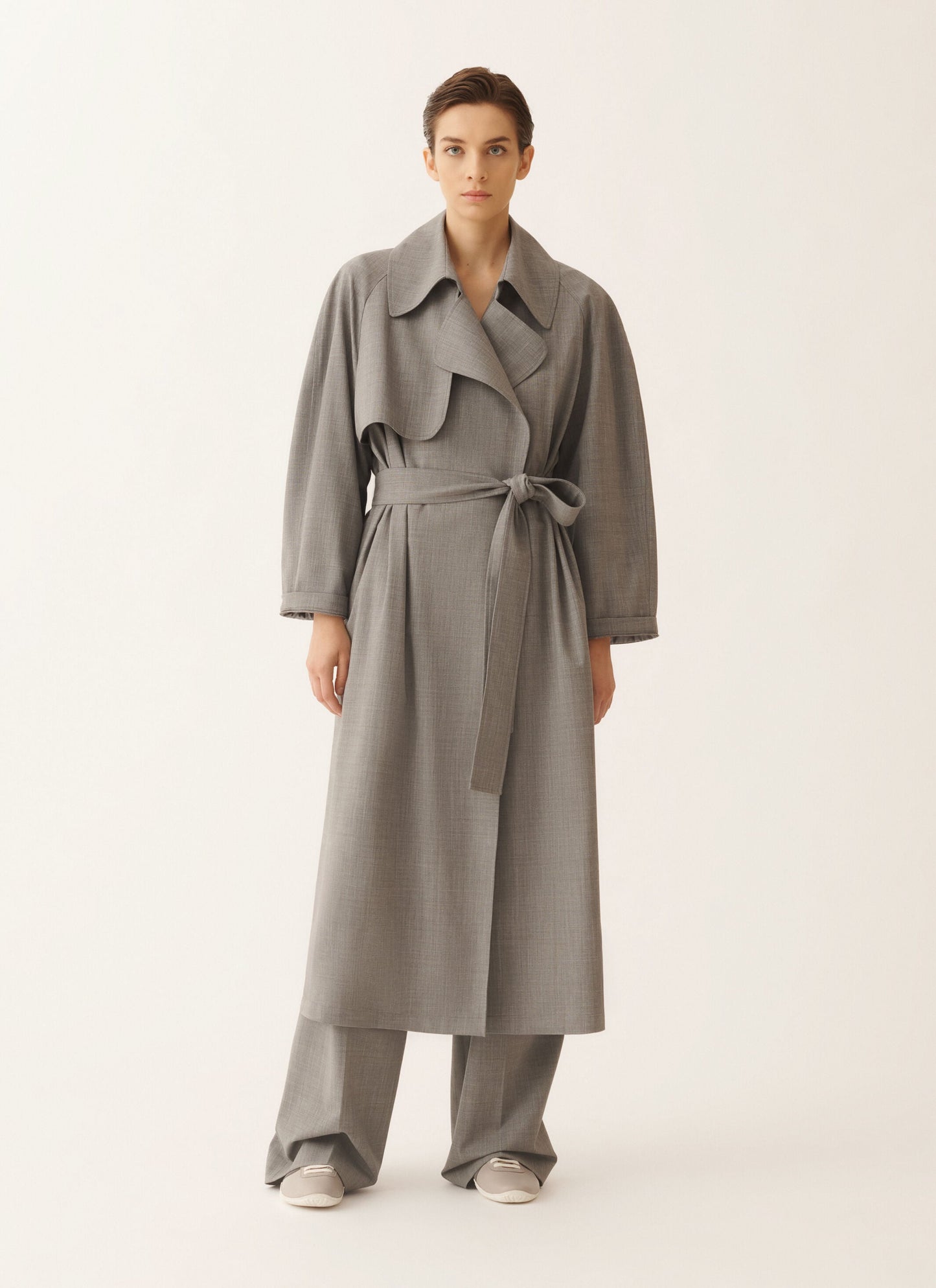 Rich-Styled Viscose Trench Coat
