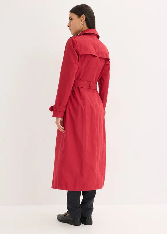 Signature Double-Breasted Belted Trench Coat