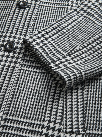 Hamida Wool Cropped Sleeve Coat