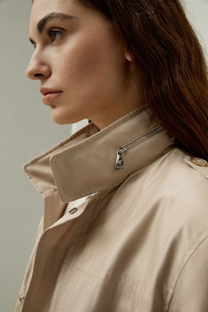 Water-Resistant Modern Utility Jacket