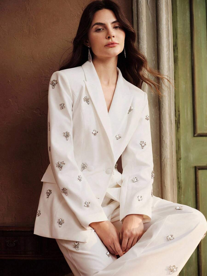 Women Rich Look Lightweight Blazer-2